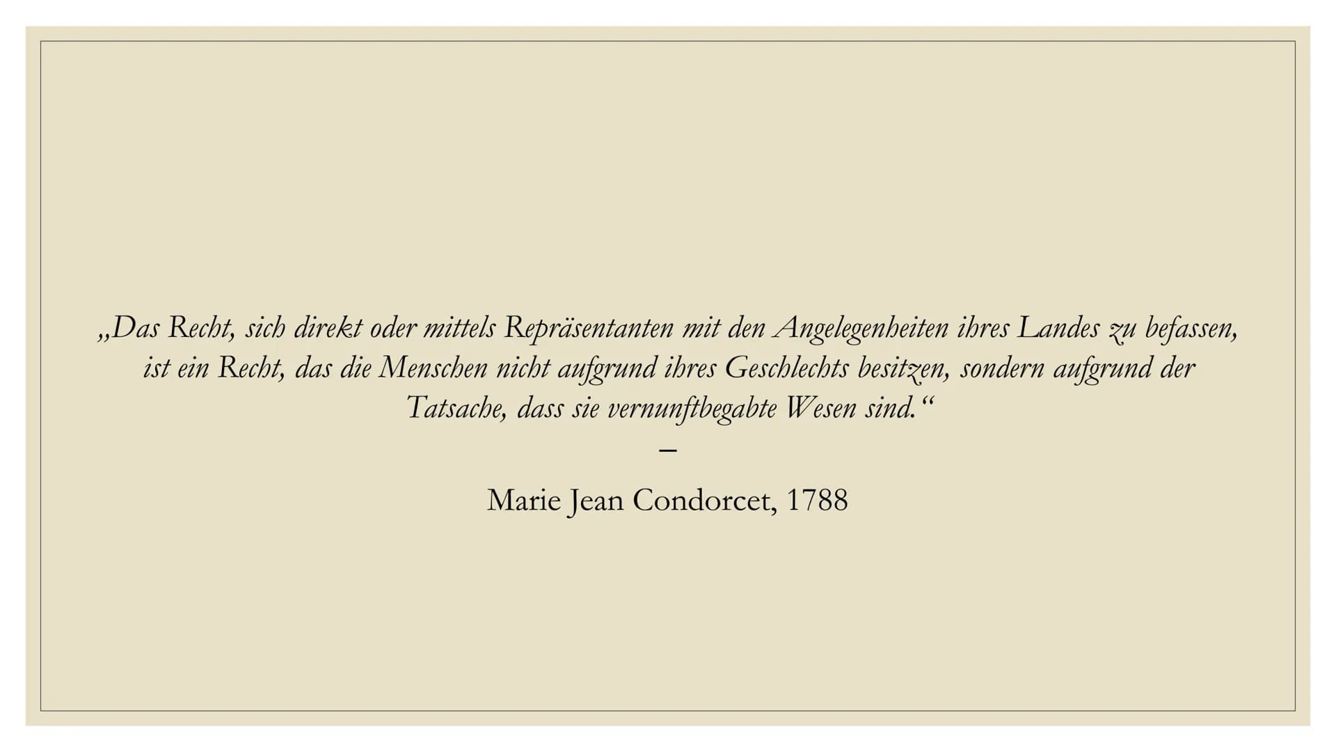 „Das Recht, sich direkt oder mittels Repräsentanten mit den Angelegenheiten ihres Landes zu befassen,
ist ein Recht, das die Menschen nicht 
