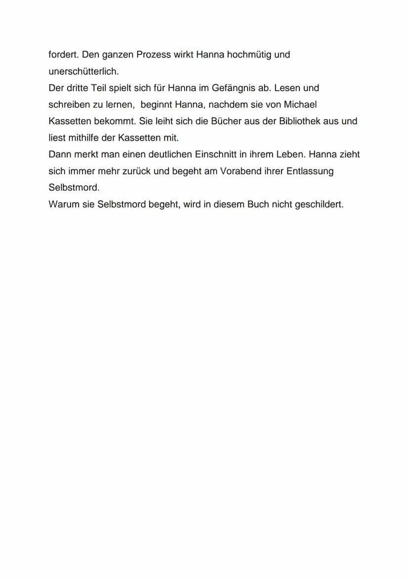 Buchportfolio
Bernhard Schlink
Der Vorleser
Nele Lindner, 10 Gym Inhaltsangabe
Der Roman "Der Vorleser" von Bernhard Schlink handelt von der