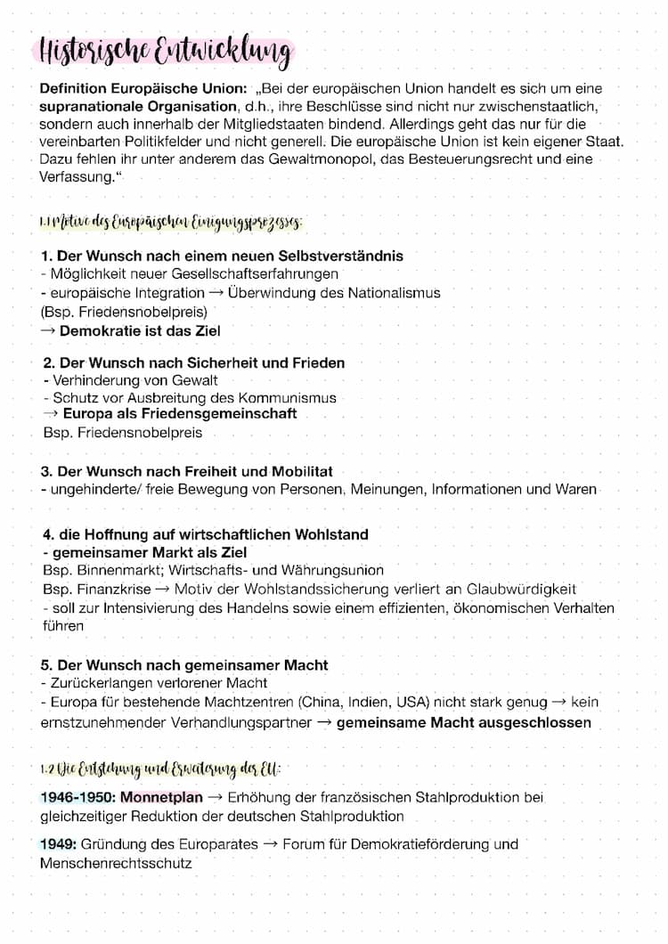 Know komplette EU Lernzettel thumbnail
