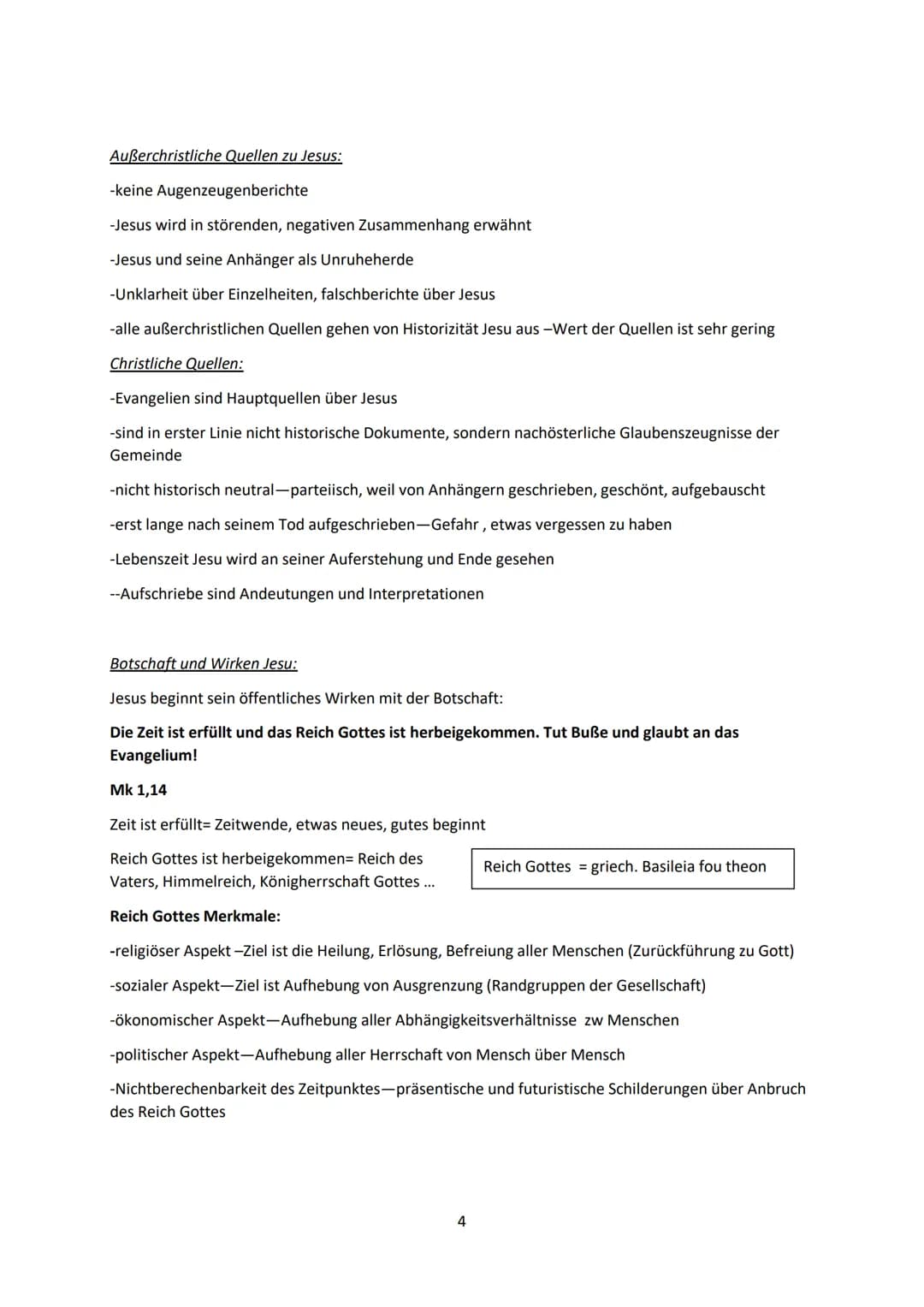 Religion Abitur 2021
Jesus von Nazareth:
- frommer Jude
-aus Galiläa, Nazareth ist sein Heimatort
- Geschwister und gehört zu Handwerksfamil