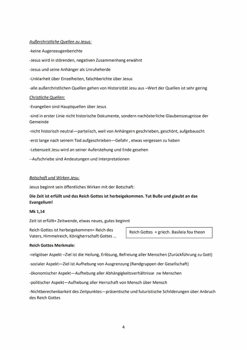Religion Abitur 2021
Jesus von Nazareth:
- frommer Jude
-aus Galiläa, Nazareth ist sein Heimatort
- Geschwister und gehört zu Handwerksfamil