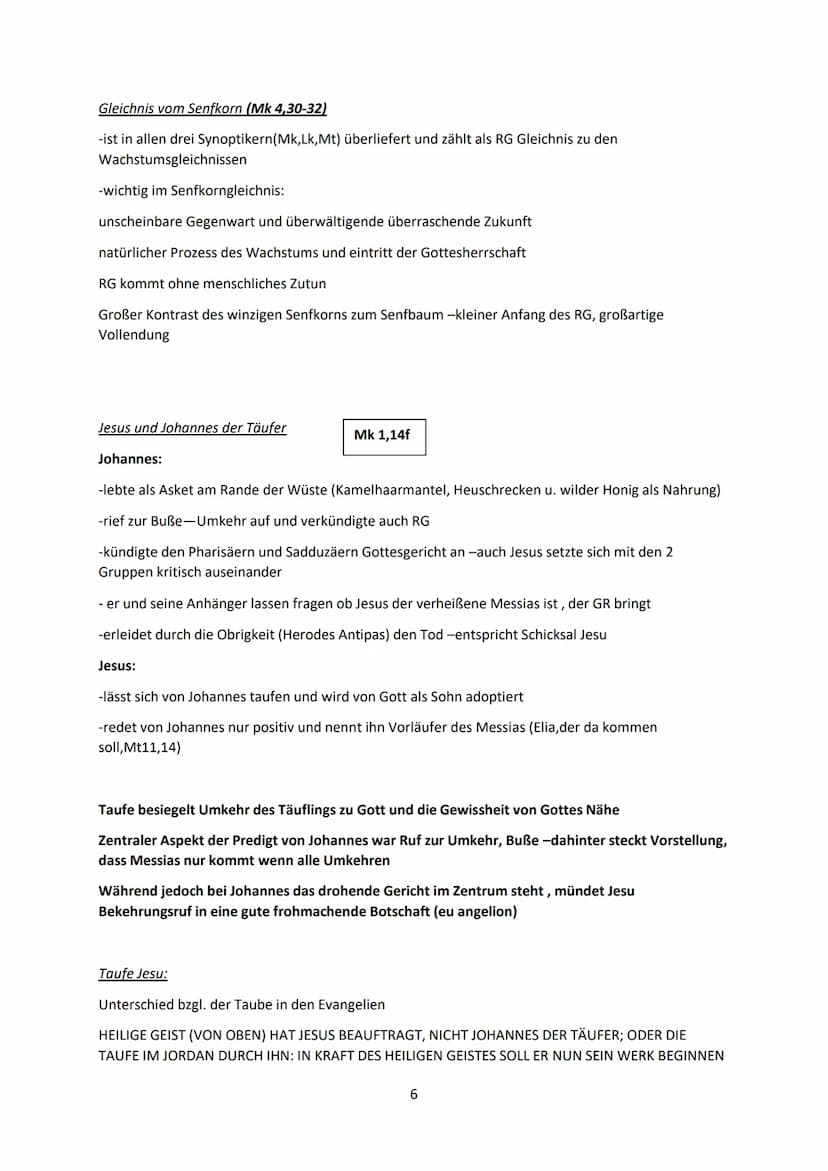Religion Abitur 2021
Jesus von Nazareth:
- frommer Jude
-aus Galiläa, Nazareth ist sein Heimatort
- Geschwister und gehört zu Handwerksfamil