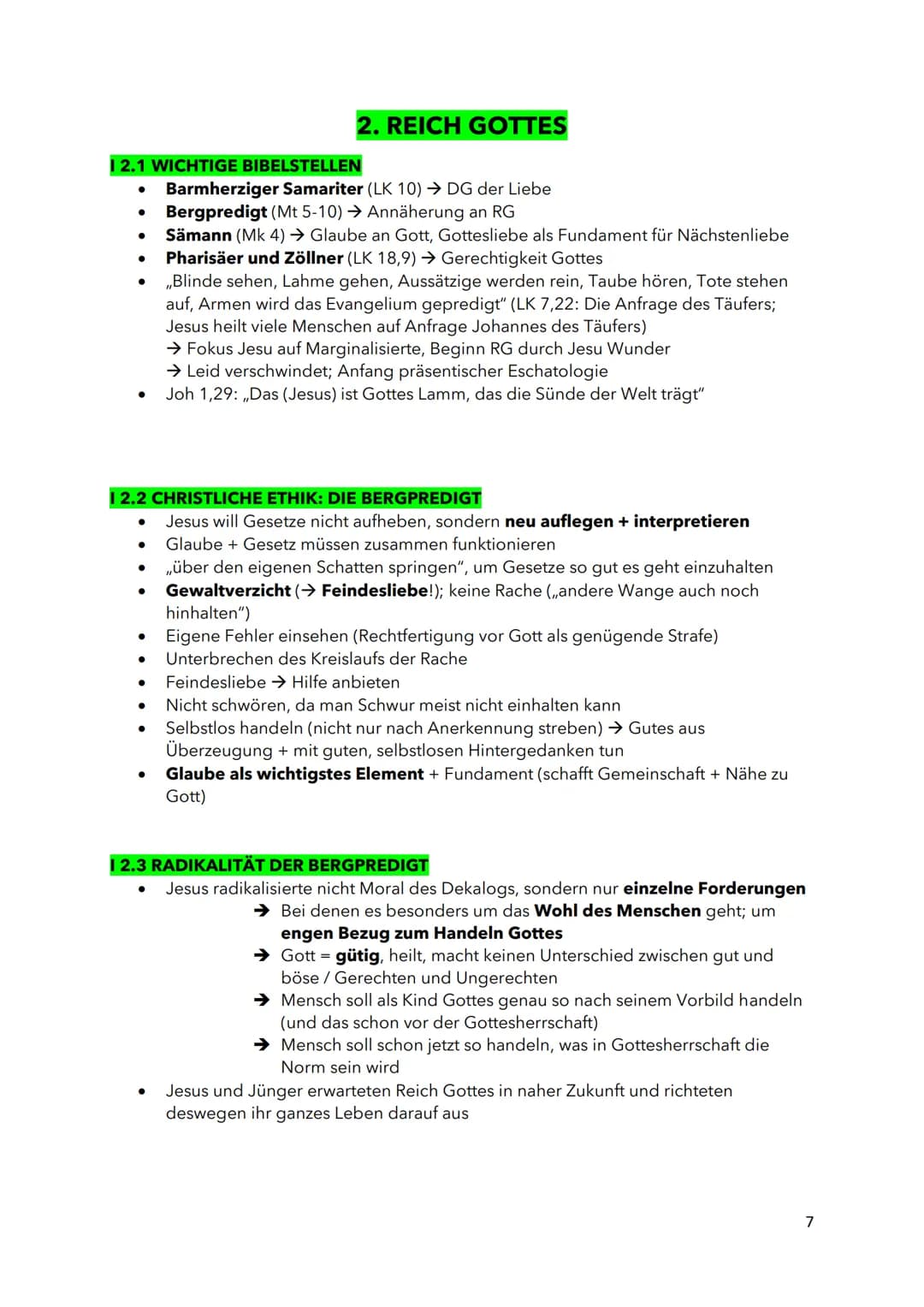 Abitur Religion
Evangelische Religion
gA Niedersachsen
2023
1 I 1.1 WICHTIGE BIBELSTELLE:
1. Samuel 16: Salbung Davids durch Samuel → König 