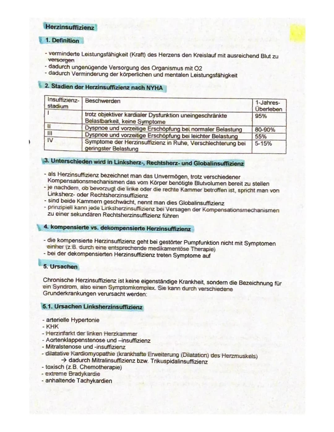 Herzinsuffizienz