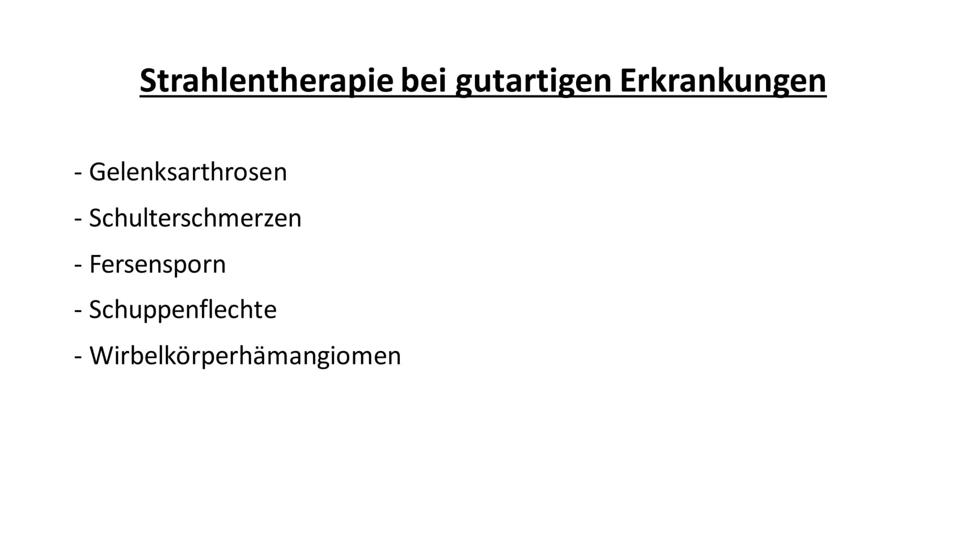 Medizinische
Anwendung
von Strahlung
Strahlentherapie Übersicht
1.Einleitung Strahlentherapie
2. Was passiert genau bei einer Strahlentherap