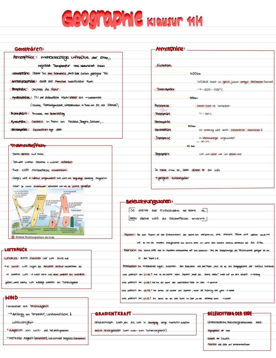 Geosphären:
Atmosphäre menrschichtige cufthülle der Erde;
regulient Temperatur und absorbiert ozon.
4thosphäre: Oberer Teil des Erdmontels, 