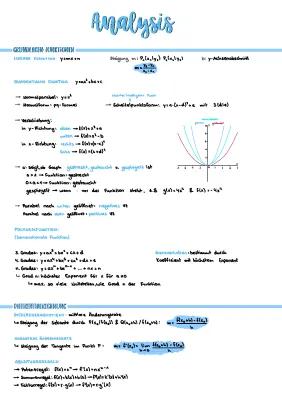 Know Analysis Abiturzusammenfassung (LK) thumbnail