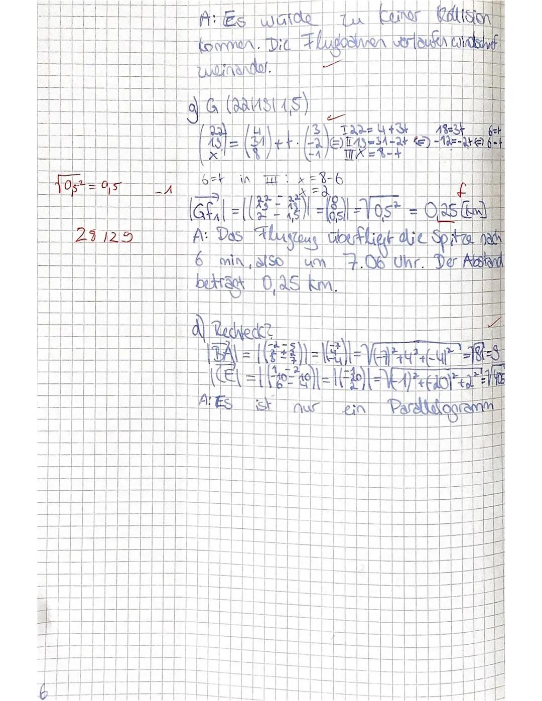 Mathe Q2
1. Klausur
Name:
Prüfungsteil 1: ohne GTR, ohne Formelsammlung (max. 45 min.)
Aufgabe 1 Punkte und Vektoren im Raum (5+3+1+5 = 14 P