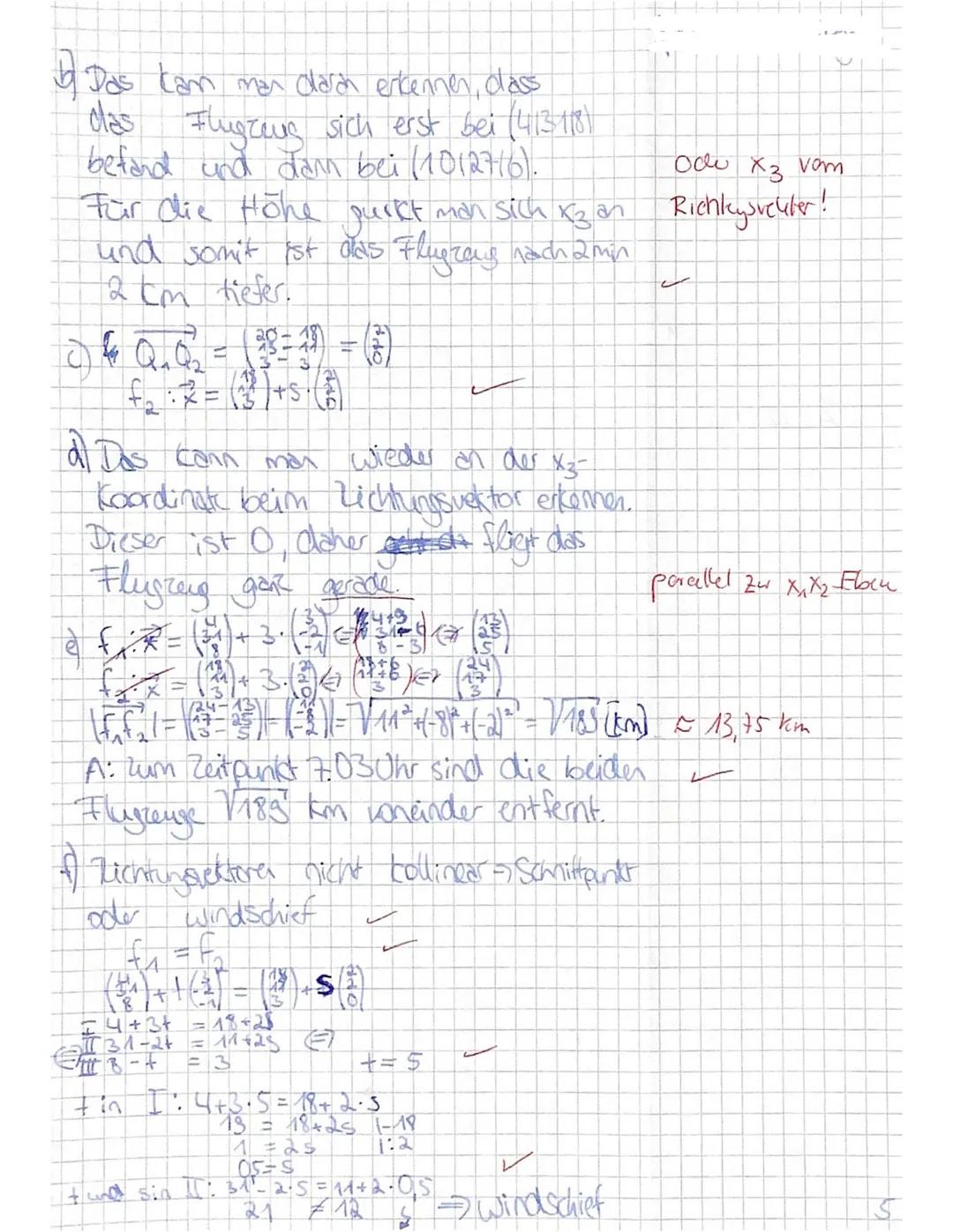 Mathe Q2
1. Klausur
Name:
Prüfungsteil 1: ohne GTR, ohne Formelsammlung (max. 45 min.)
Aufgabe 1 Punkte und Vektoren im Raum (5+3+1+5 = 14 P