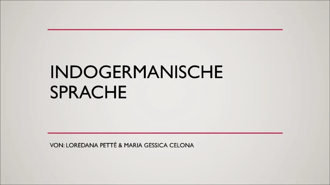 Indo Germanisch