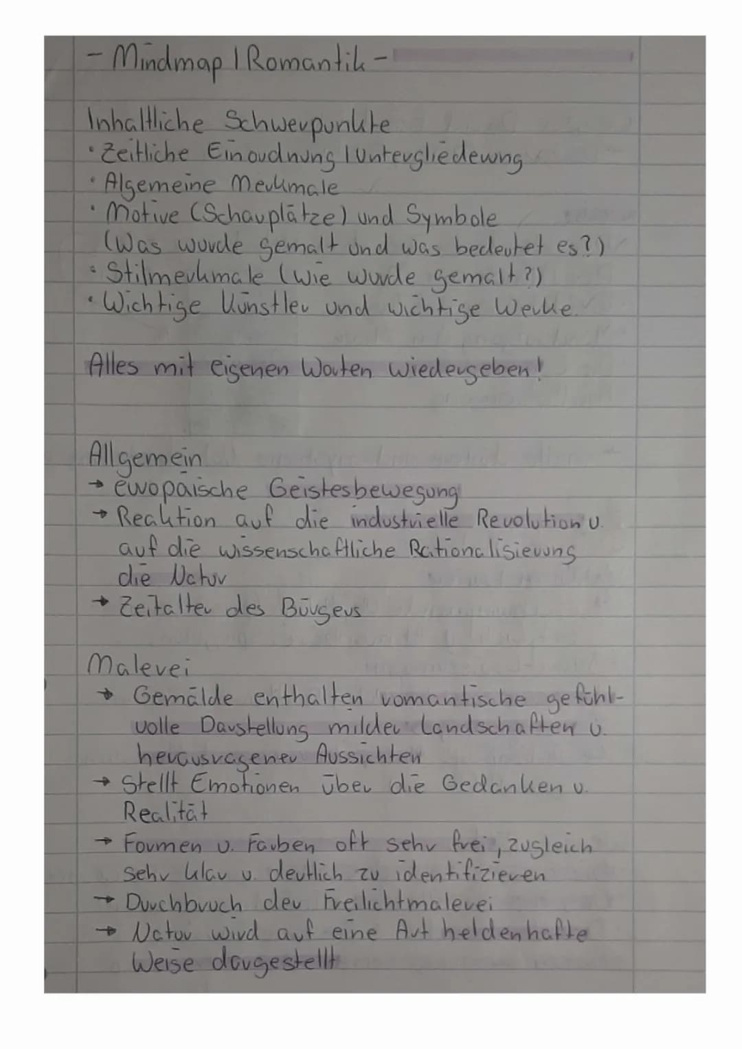 Die Merkmale der Romantik Kunst: Farben, Zeitrahmen und wichtige Künstler