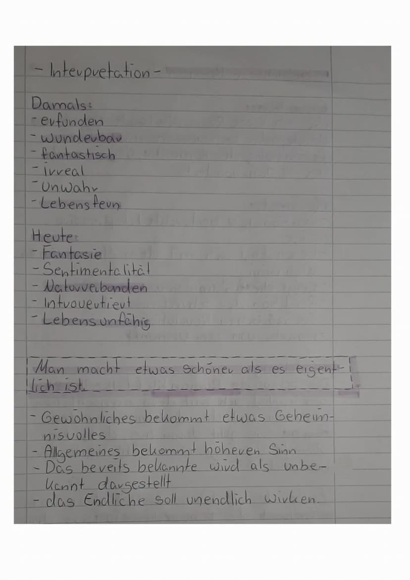 - Mindmap | Romantik-
Inhaltliche Schwerpunkte
• Zeitliche Einordnung untergliedewing
• Algemeine Merkmale
Motive (Schauplätze) und Symbole
