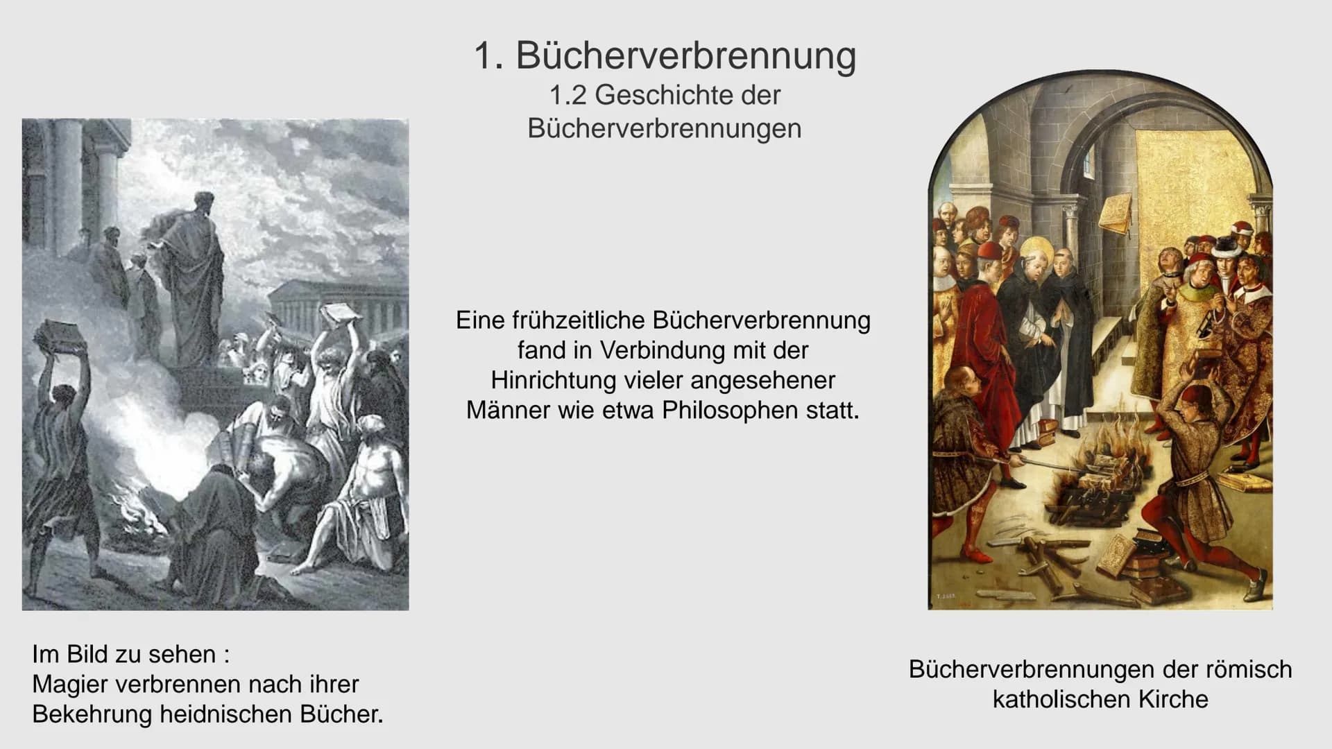 Ausstellung
Entartete Kunst"
Eintritt frei
Bücherverbrennung
Entartete
Kunst 1. Bücherverbrennung
1.1 Einleitung
1.2 Geschichte der Bücherve