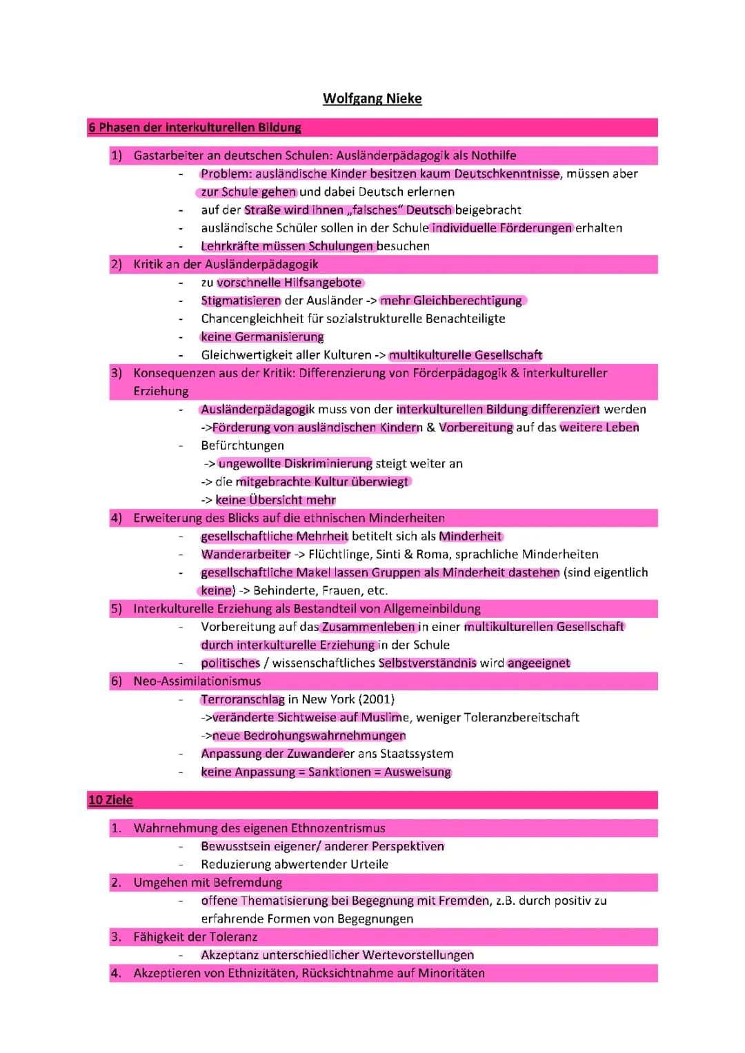 interkulturelle Bildung & Nieke 