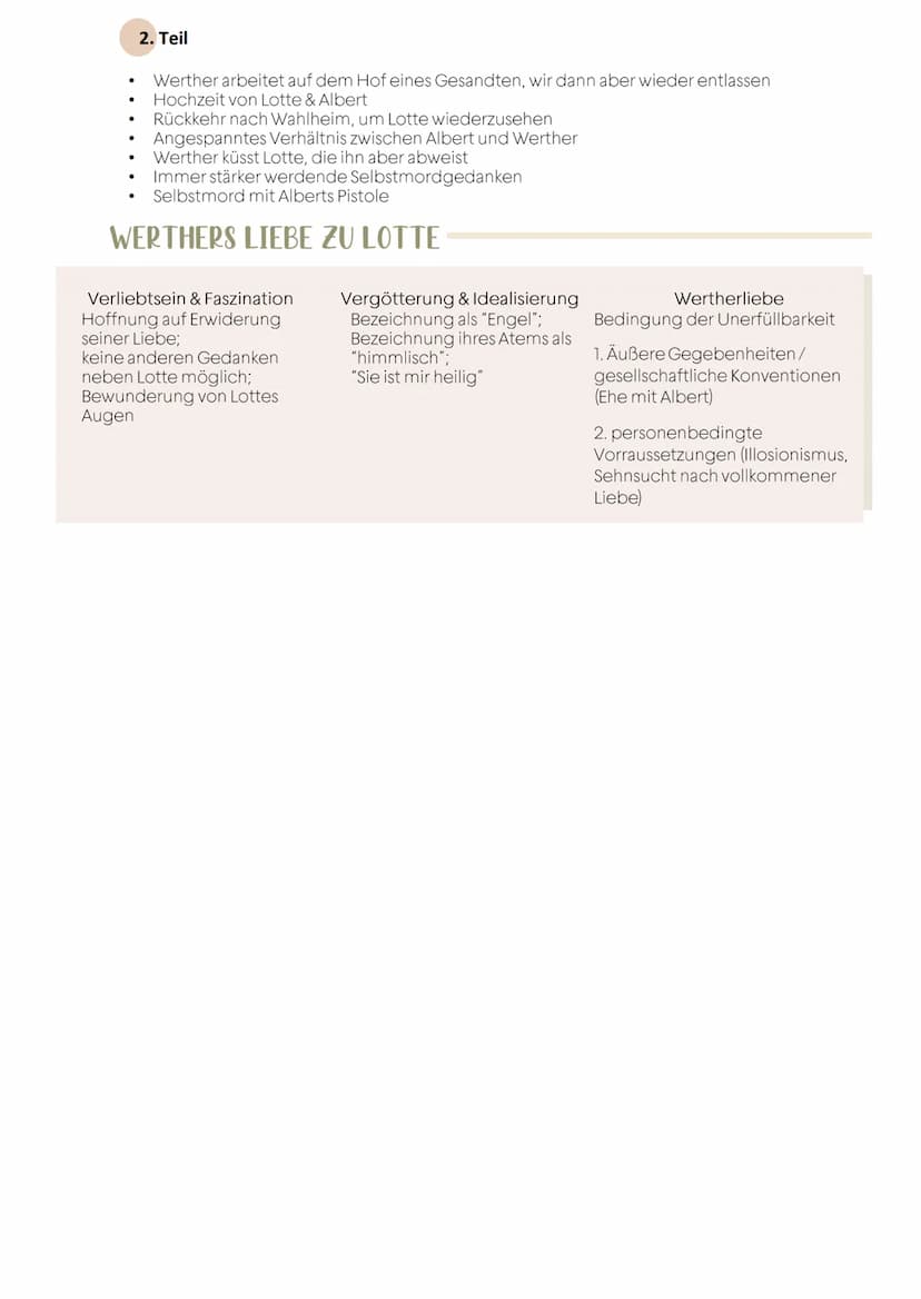 (Deutsch)
ÜBERSICHT
●
●
●
●
●
●
Die Leiden des jungen Werther
FIGURENKONSTELLATION
Autor: Johann Wolfgang Goethe
Veröffentlichung: 1774
Genr