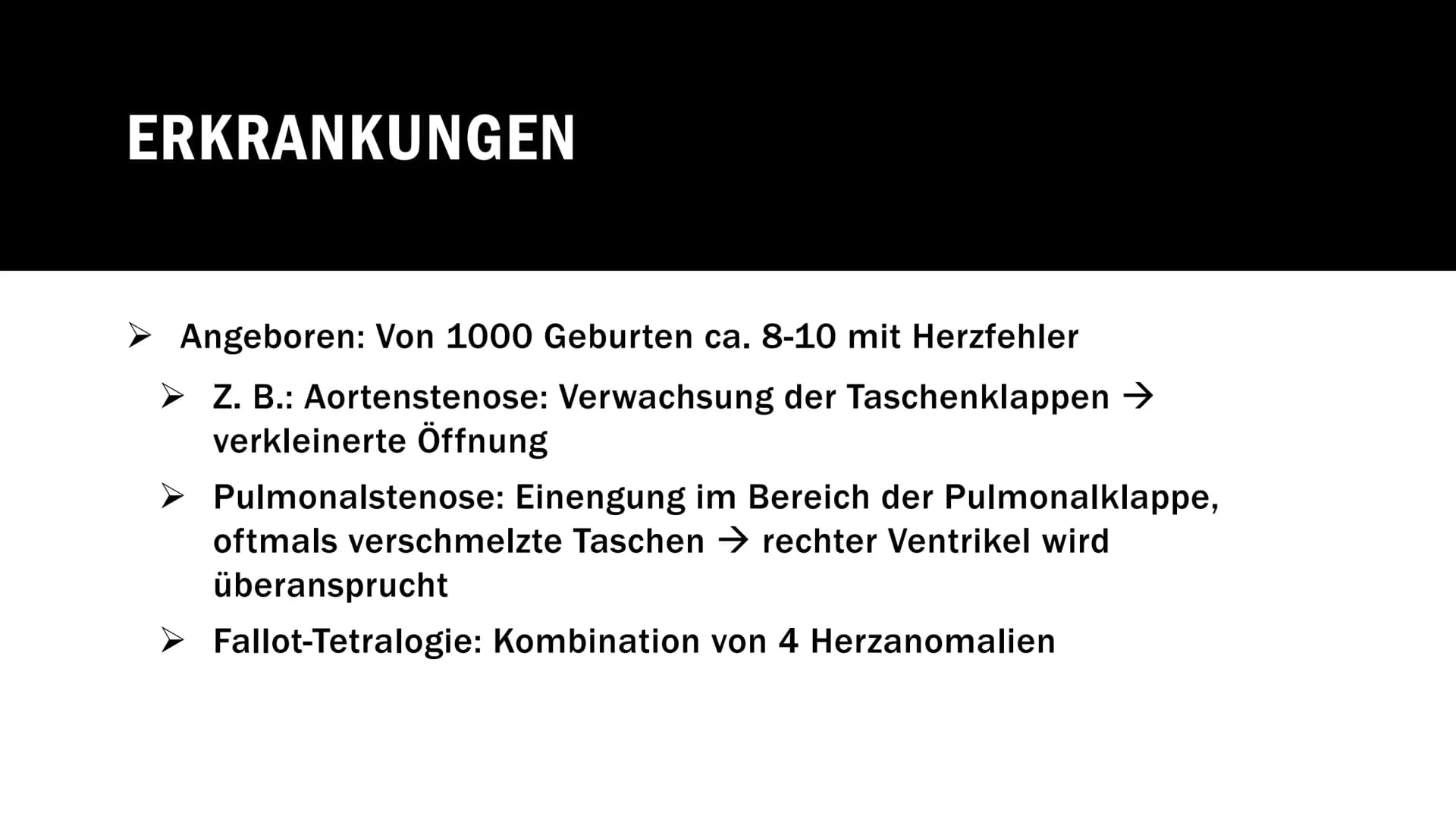 DAS HERZ Handout: Das Herz
Anatomie
Obere
Hohlvene
Rechter Vorhof
Anatomie des Herzens
Aorta
Trikuspidalklappe
Pulmonalklappe
Rechte Kammer
