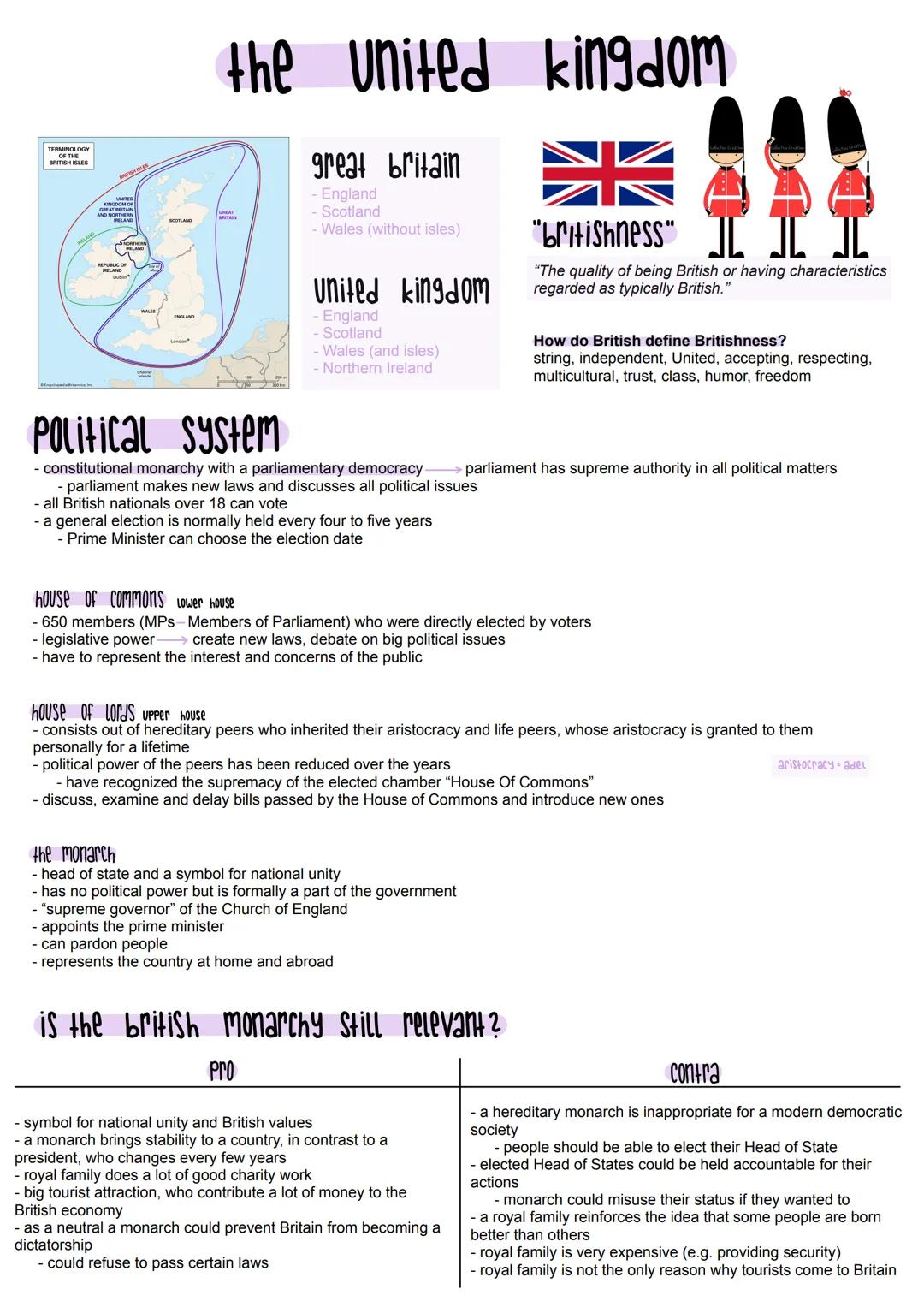 TERMINOLOGY
OF THE
BRITISH ISLES
KINGDOM OF
GREAT BRITAIN
AND NORTHERN
IRELAND
IRELAND
WALES
ENGLAND
the United kingdom
BRITAIN
great britai