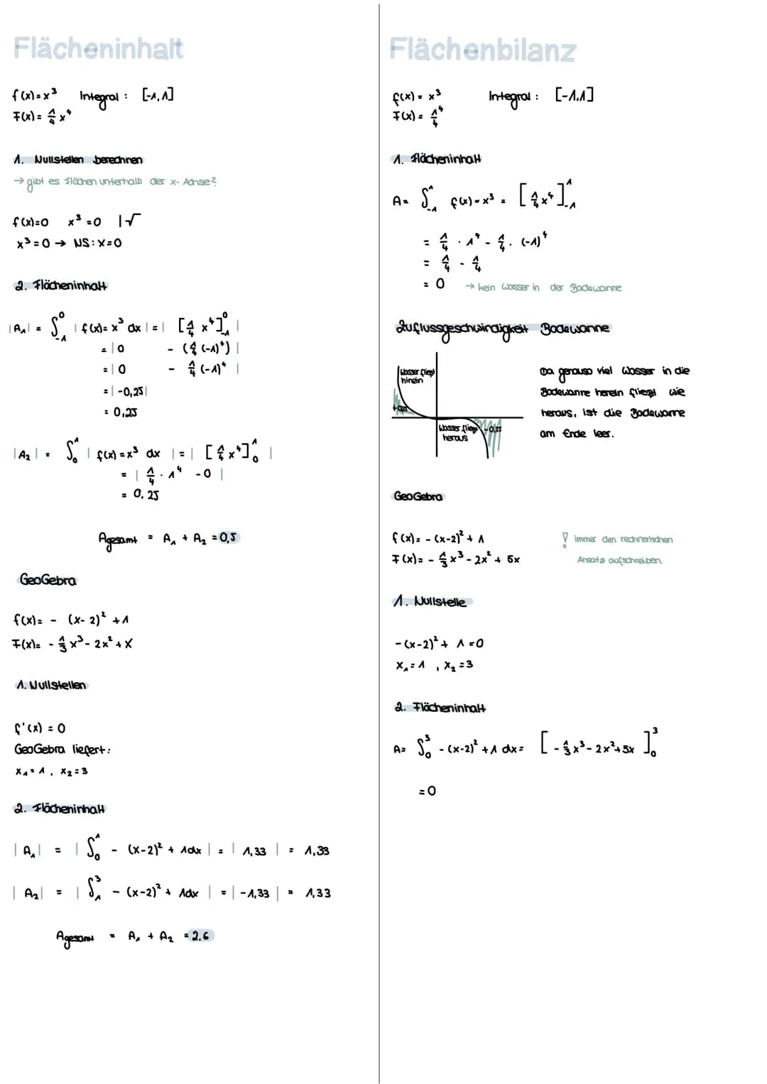 Stammfunktion bilden
n+A
f(x) =a.x^→ F(x) = x + C
Da die Konstante (aani chne Variable)
durch das Ableiten weg fallen, wissen
wir nicht, ob 