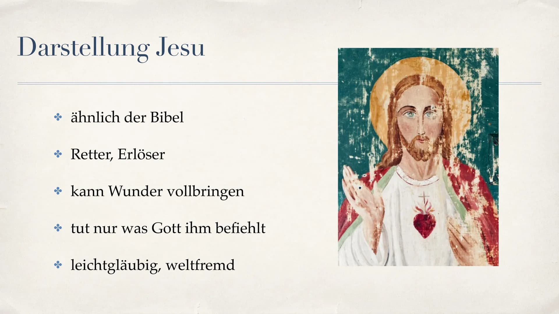 Ernst und das Licht
Kurzfilm Jesus Gliederung
Allgemeine Infos
* Personen und Schauspieler
* Handlung
* Darstellung Jesus
* Darstellung Mens