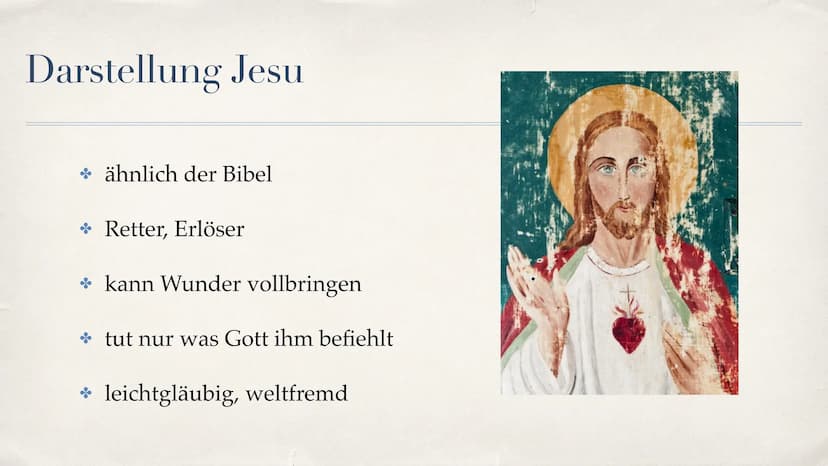 Ernst und das Licht
Kurzfilm Jesus Gliederung
Allgemeine Infos
* Personen und Schauspieler
* Handlung
* Darstellung Jesus
* Darstellung Mens