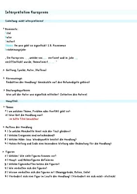 Know Interpretation Kurzprosa  thumbnail