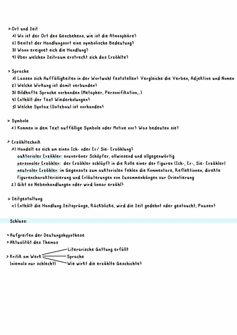 Interpretation Kurzprosa
Einleitung: nicht interpretieren!
> Basissatz:
Titel
Autor
Textart
Thema: Um was geht es eigentlich? Z.B. Rassismus