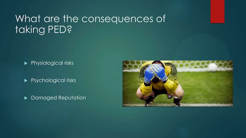 DOPING IN SPORTS
What is doping in sports?
A use of banned performance-enhancing drugs (PED) which improve the athletes
performance.
What ar