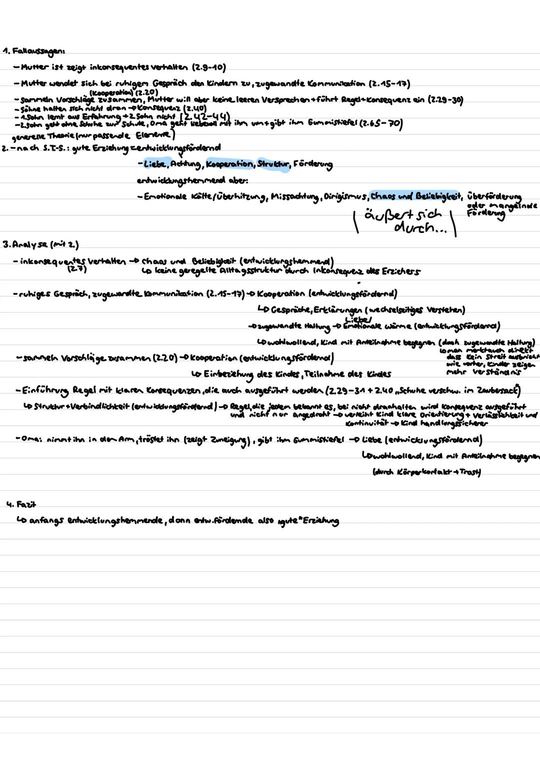 6
3. Den Arbeitsbegriff
,erzieherisches Handeln' an einem Fallbeispiel
überprüfen und erläutern
Vorbereitende HA
11 Lesen Sie dieses Fallbei