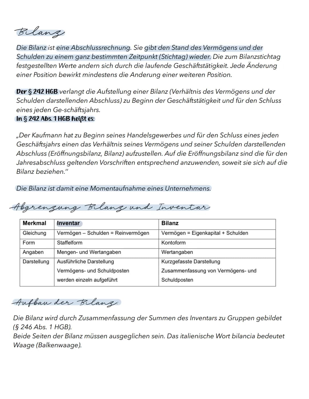NOTEBOOK
Inventur, Inventar und Bilanz
GOOD MONDAYS PAPER Rechnungswesen
Inventur, Inventar & Bilanz
26 September 2024
Definition und Rechts