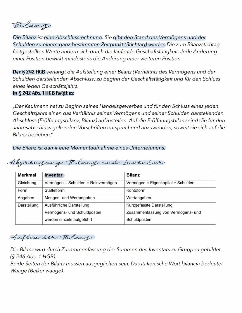 NOTEBOOK
Inventur, Inventar und Bilanz
GOOD MONDAYS PAPER Rechnungswesen
Inventur, Inventar & Bilanz
26 September 2024
Definition und Rechts