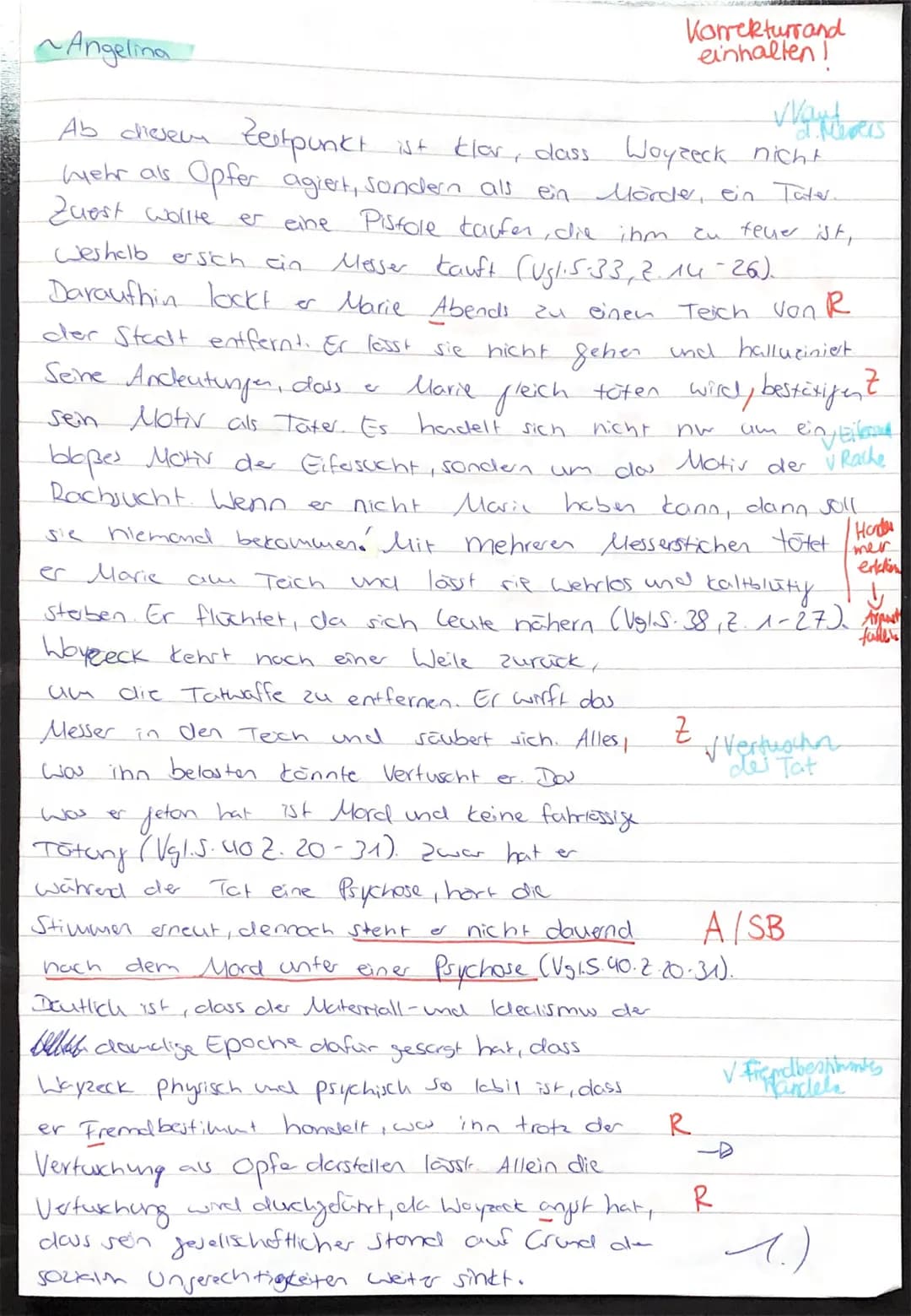 gut
✓ W. lebt in
ämmenhen
Ź
A
✓ Nebentänor
may power
Verbsendiat
(.)
Aufgabe 2
dem ..
I'm folgenden Text wird erläutert.
inwiefern Franz.: W