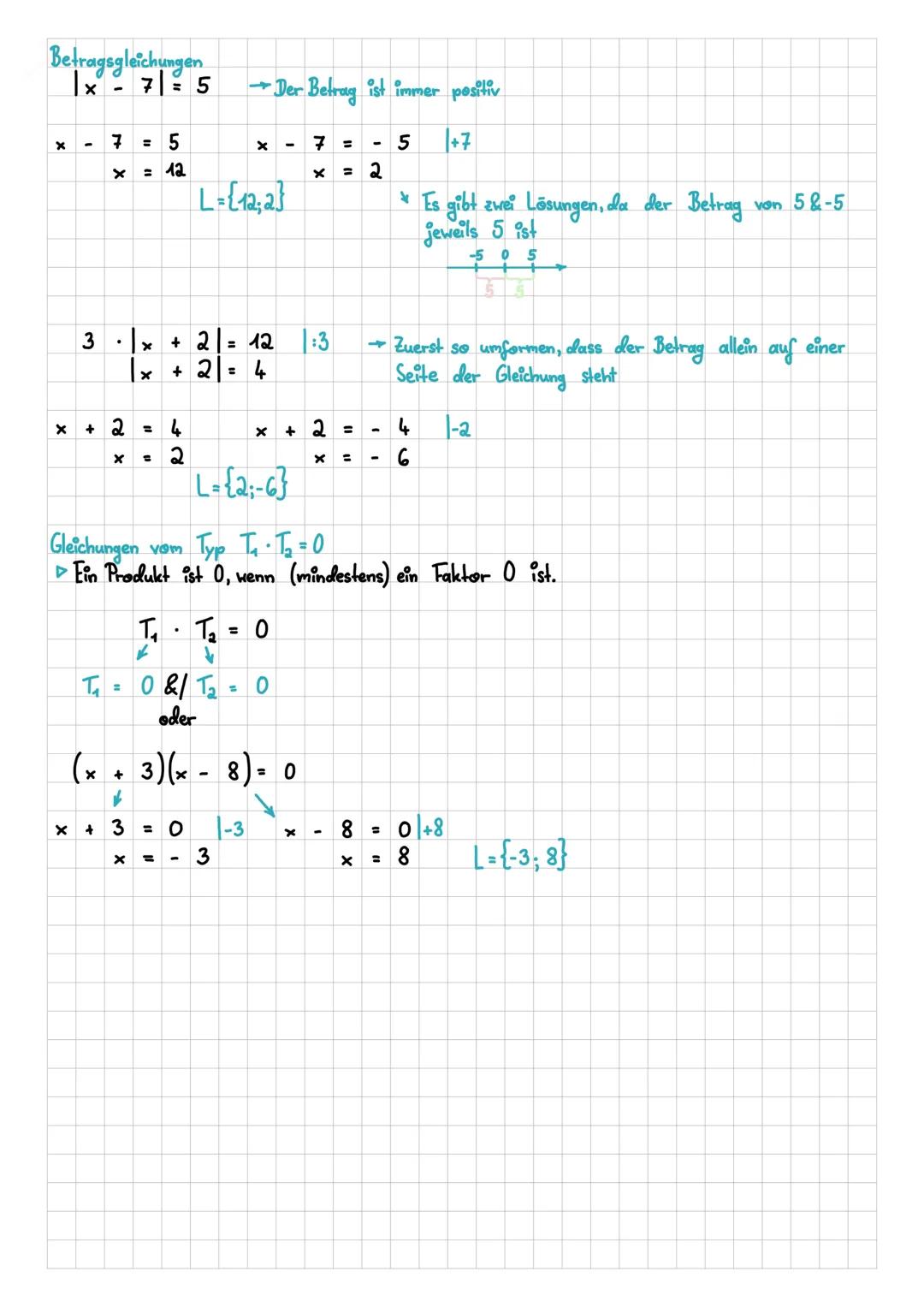 Gleichungen
Was ist das?
Gleichung: 2 Terme durch ein Gleichheitszeichen verbunden
1+2=4-1
Term: Rechenausdruck mit Variblen, Zahlen oder be