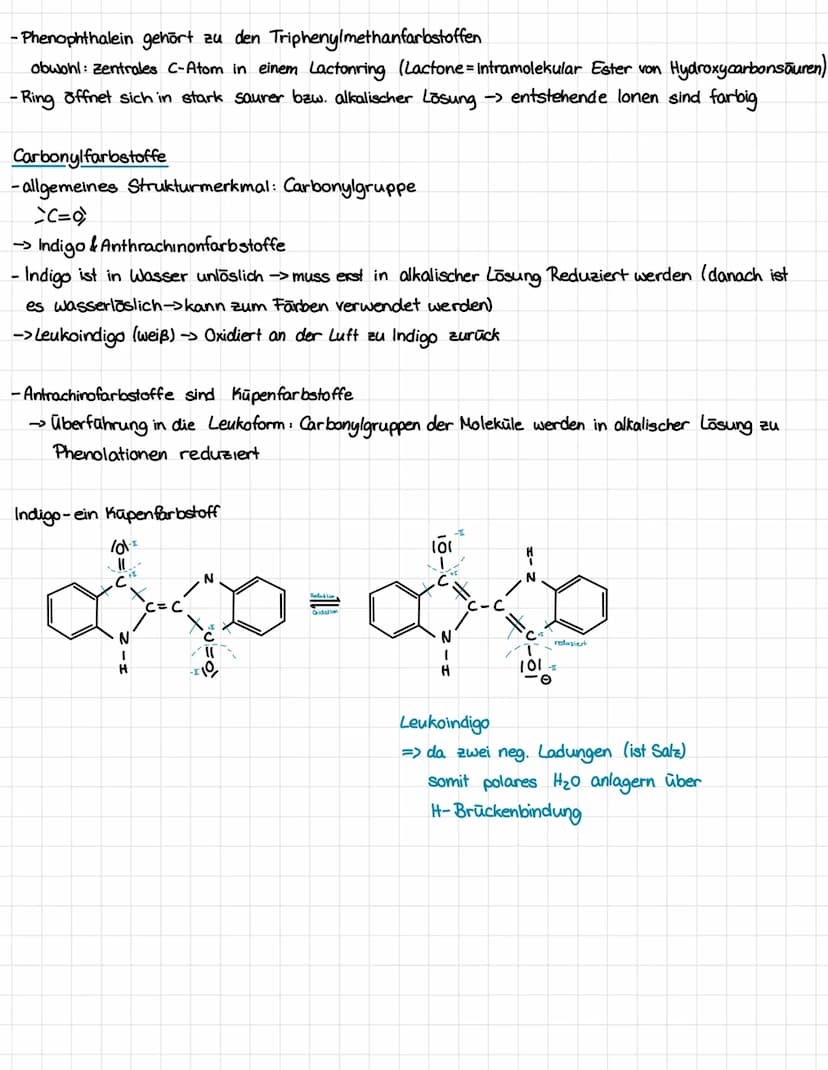 Lernzettel - Klausur Nr.3
Thema: Farbstoffe
Licht und Farbe
Reflexion, reflektieren
Absorption, absorbieren
1 Wellenlänge: X
B
Farbkreis
UV
