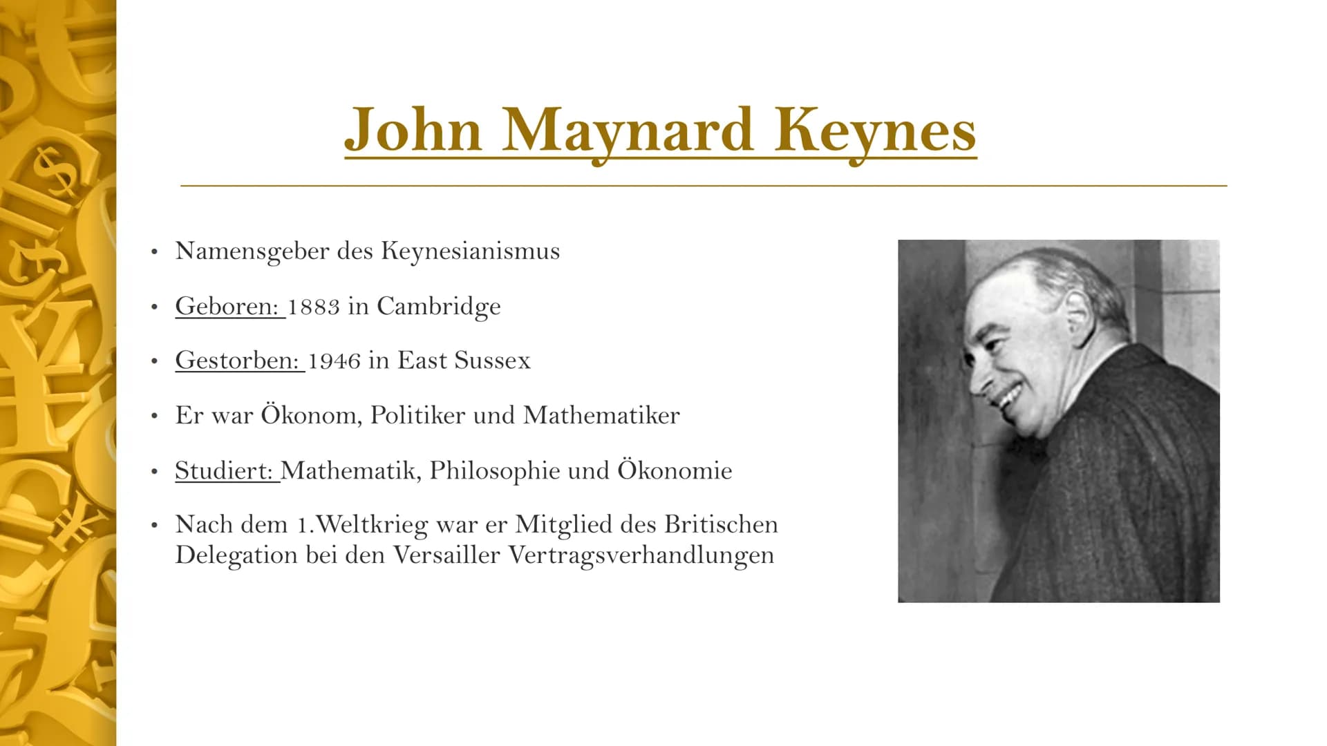 Antizyklische Fiskalpolitik
Von Luisa
$
商
¥
i • Definition
●
Konjunkturschwankungen
• John Maynard Keynes
●
Inhaltsverzeichnis
●
Keynesianis