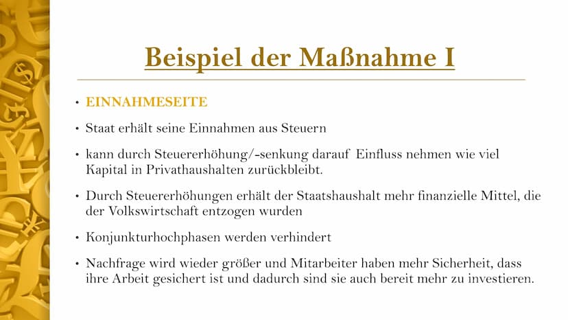 Antizyklische Fiskalpolitik
Von Luisa
$
商
¥
i • Definition
●
Konjunkturschwankungen
• John Maynard Keynes
●
Inhaltsverzeichnis
●
Keynesianis