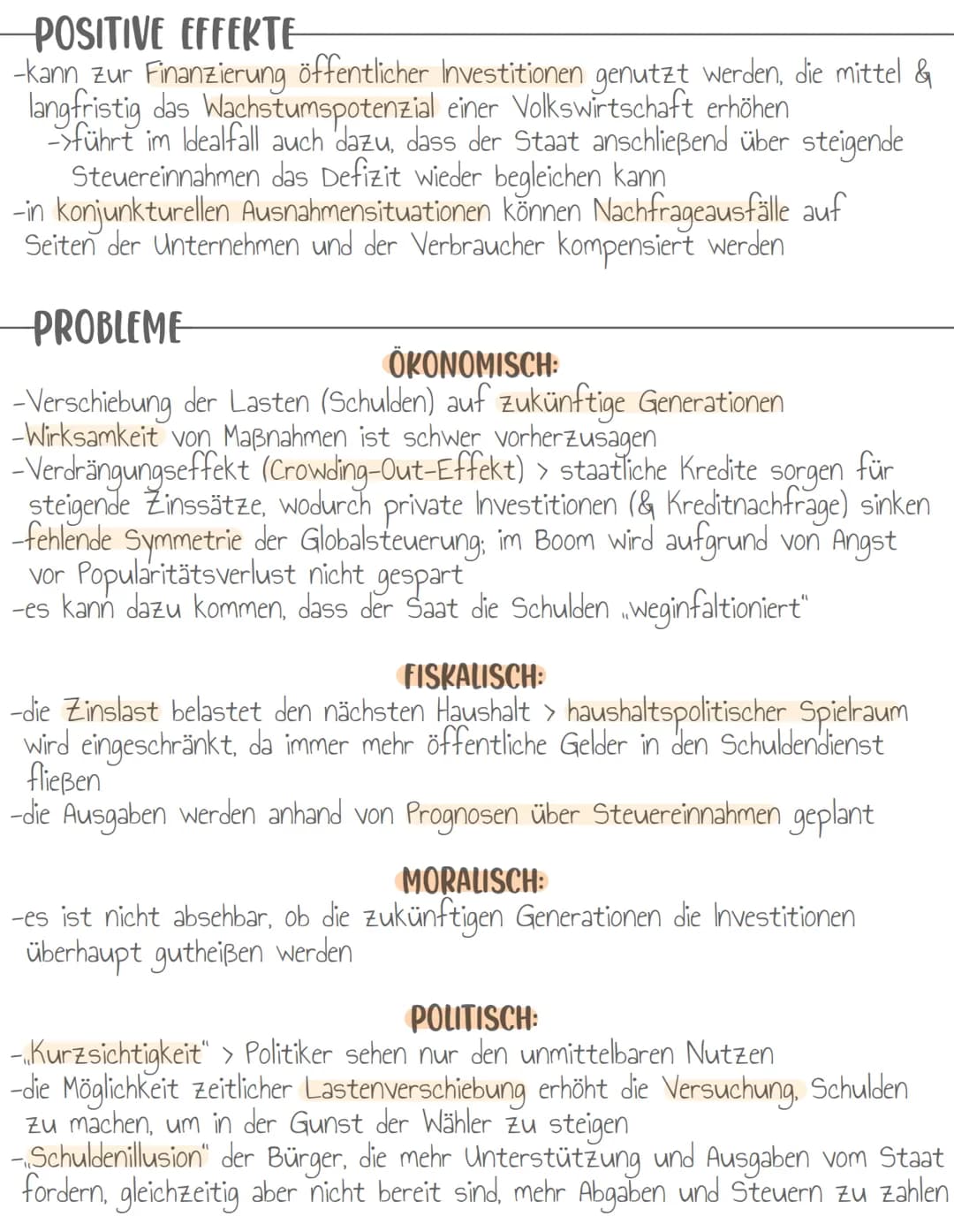 Staatsverschuldung
→→Schulden des Staates, die sich ergeben, wenn die Ausgaben
die Einnahmen übersteigen
setzten sich aus den Schulden des B
