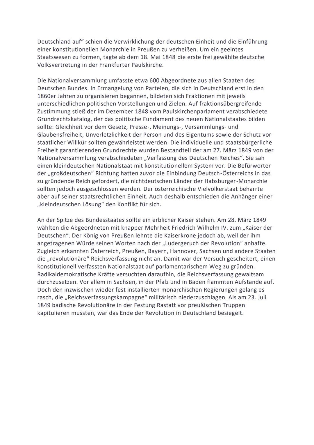 
<p>Im Februar 1848 fand in Paris eine Revolution statt, die zur Abdankung von Louis-Phillipe führte. Eine Koalition übernahm die Macht und 