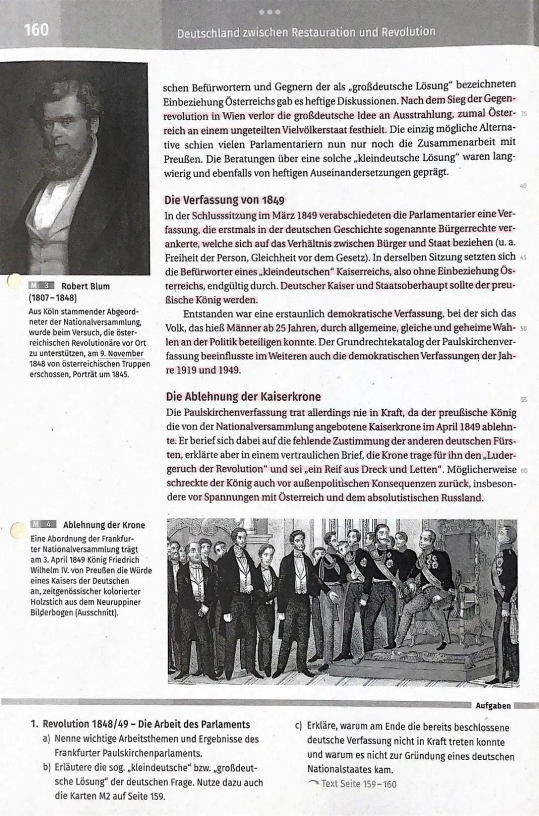 
<p>Im Februar 1848 fand in Paris eine Revolution statt, die zur Abdankung von Louis-Phillipe führte. Eine Koalition übernahm die Macht und 