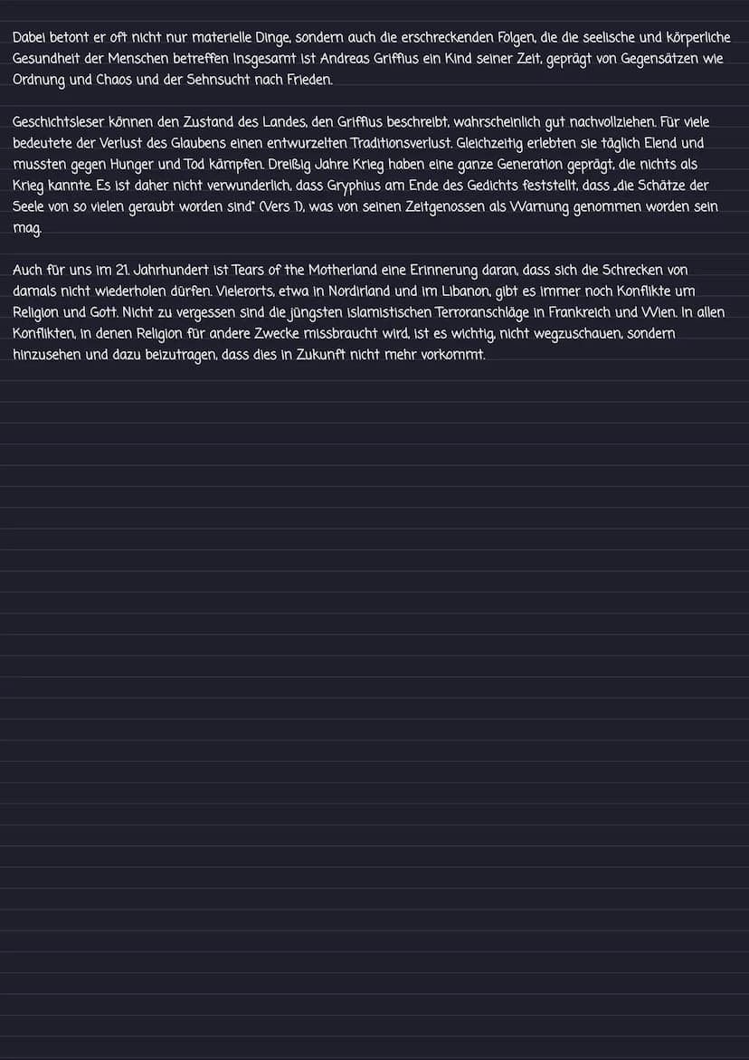 1
Gedichtsanalyse
written by Levi J. P. - @platinumink
2
3
4
Wir sind doch nunmehr ganz, ja mehr denn ganz verheeretl
Der frechen Völker Sch
