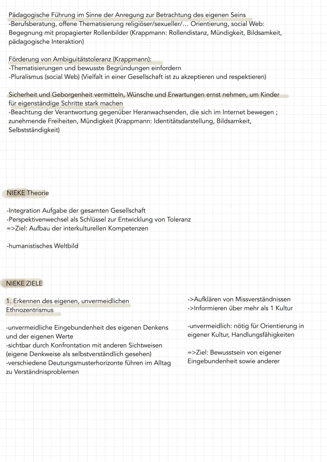 Konzept der balancierenden Identität - L. Krappmann
-Identität entsteht in Interaktion mit anderen
-Identität durch Ausbalancieren von perso