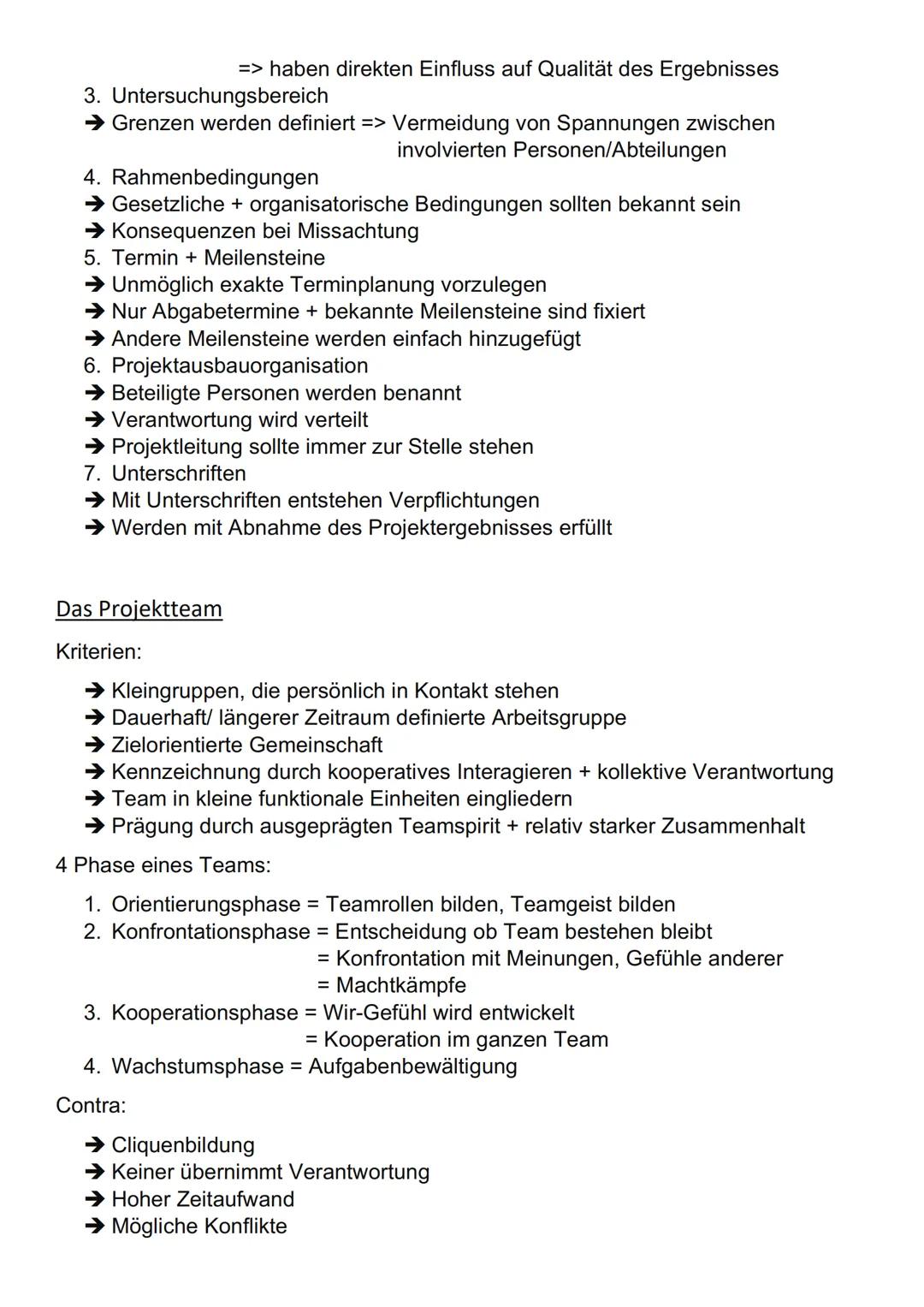 # Projektmanagement - Begriffe und Grundlagen

Definition Projekt:

→ Ist umfangreich
→ Begrenzung (zeitlich, personell, finanziell)
→ Ziels