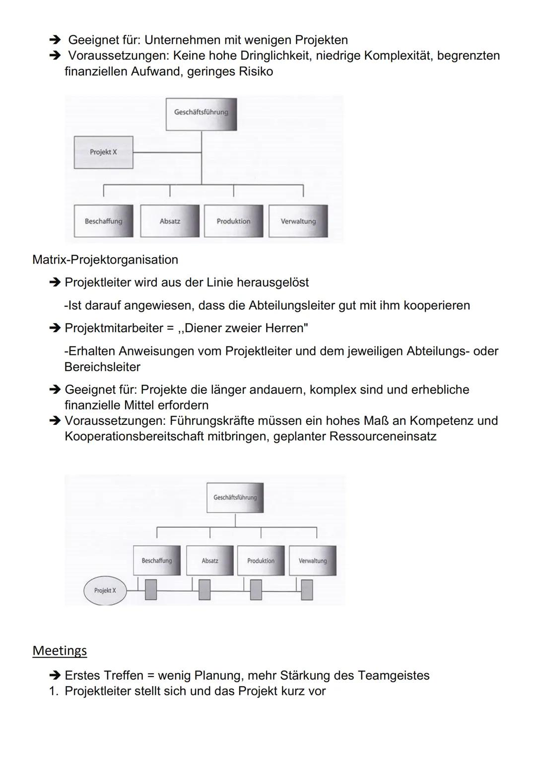 # Projektmanagement - Begriffe und Grundlagen

Definition Projekt:

→ Ist umfangreich
→ Begrenzung (zeitlich, personell, finanziell)
→ Ziels
