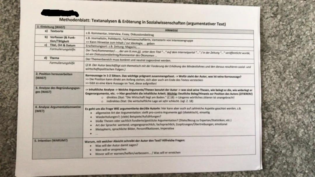 So schreibst du eine Sowi Klausur Analyse Musterlösung und mehr