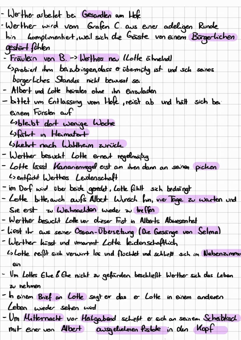 Die Leiden des jungen Werthers
Figuren:
Charlotte (Lotte)
Fräulein von B. = Werthers neve
:
Graf C = ihm gehört der Hof
Herausgeber
Albert
W