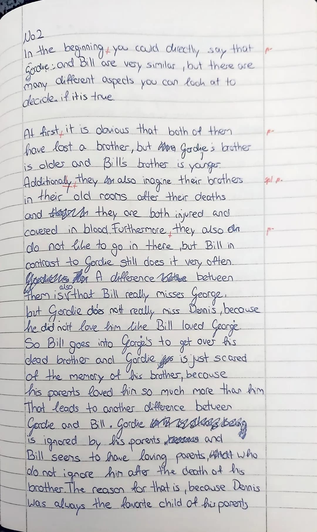 Kurs E1E12
Tasks:
Klausur
im Fach Englisch
Name: Cosima Luduig
16.06.2023
XGeN
Gellrich
1.) Summarize the extract from Stephen King's novel.