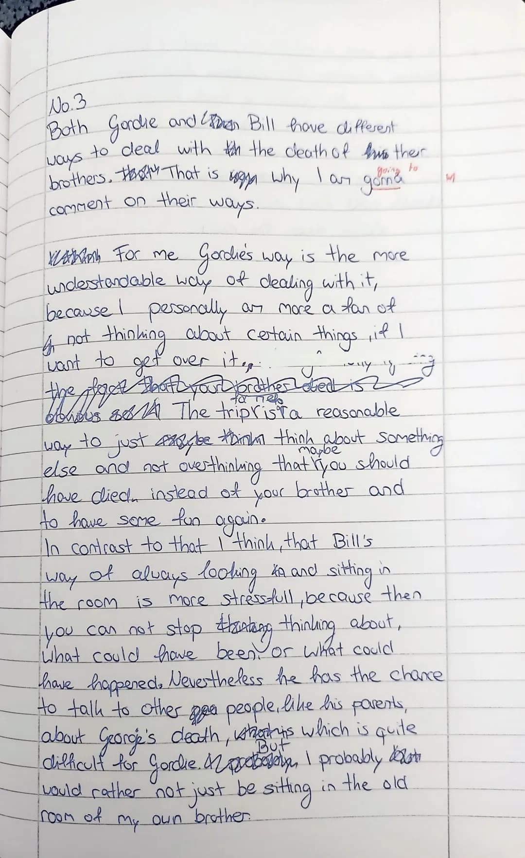 Kurs E1E12
Tasks:
Klausur
im Fach Englisch
Name: Cosima Luduig
16.06.2023
XGeN
Gellrich
1.) Summarize the extract from Stephen King's novel.