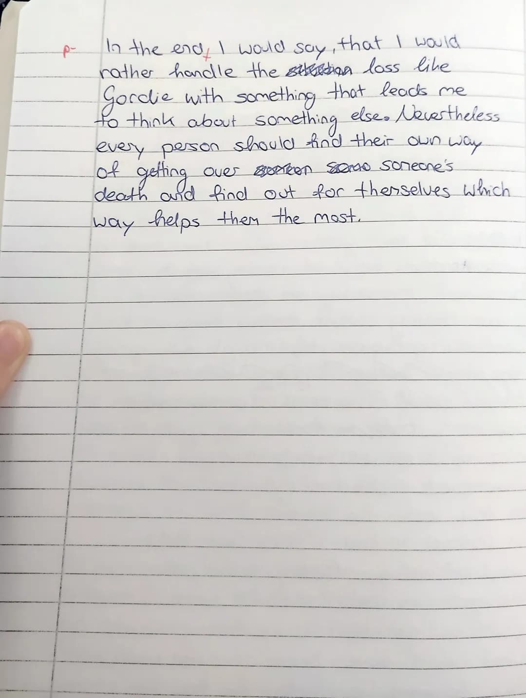 Kurs E1E12
Tasks:
Klausur
im Fach Englisch
Name: Cosima Luduig
16.06.2023
XGeN
Gellrich
1.) Summarize the extract from Stephen King's novel.