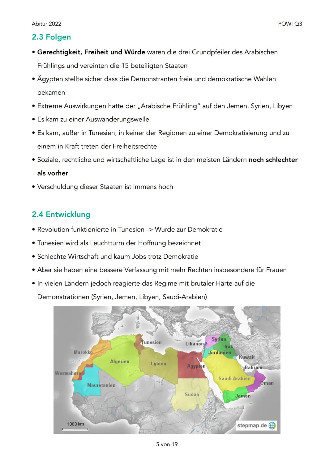 Abitur 2022
1. Terrorismus
1. Defintion
2. Motive
3. Zielgruppe
4.
5. Religiöser Terrorismus
2. Arabischer Frühling
1. Ursachen / Gründe
2. 