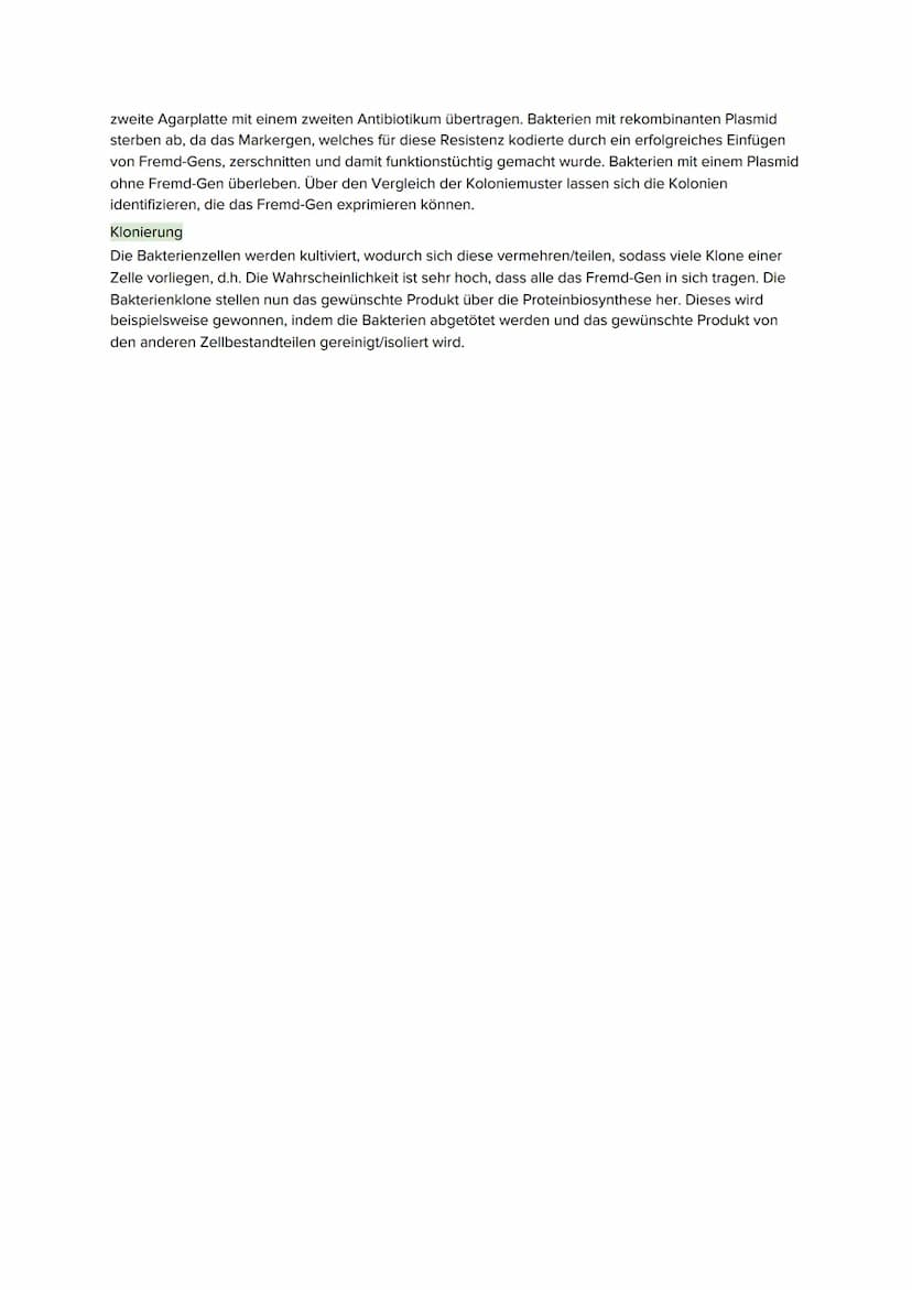 Molekulargenetische Werkzeuge - Bedeutung für genetische Grundoperationen
Gentechnik ist die gezielte Neukombination von DNA, allerdings set