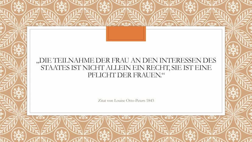 xx
xx
DIE FRAU IM
19. JAHRHUNDERT
Präsentation von Aileen Kristin Böwe
Klasse: 11
LK Deutsch
LC₂3 Die Frau im 19. Jahrhundert Aileen Böwe
Gl